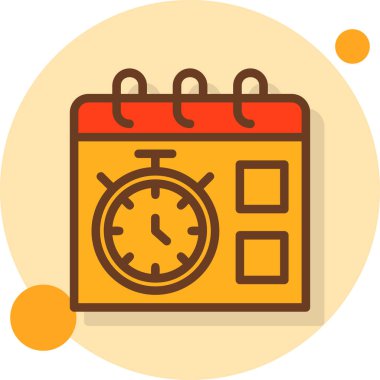 Alarm saat vektör simgesi