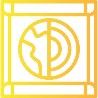 beyaz arkaplanda izole edilmiş basit vektör illüstrasyonu