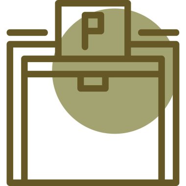 Dosya. Web simgesi basit illüstrasyon