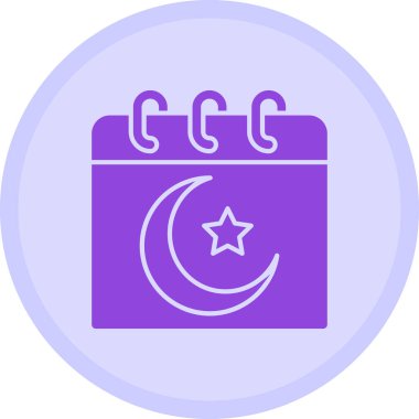 Ay. Web simgesi basit illüstrasyon