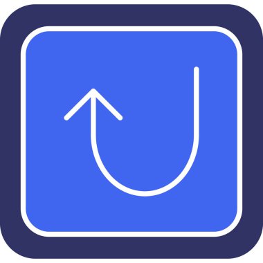 Ok. Web simgesi basit illüstrasyon