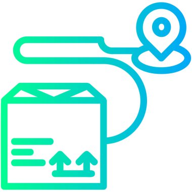 vektör konumu simgesi, konum illüstrasyonu