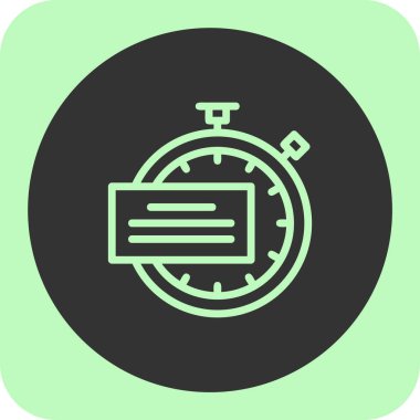 Vektör saati Ico, vektör illüstrasyonu