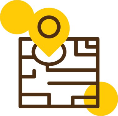 harita konumu simgesi ana hat biçiminde