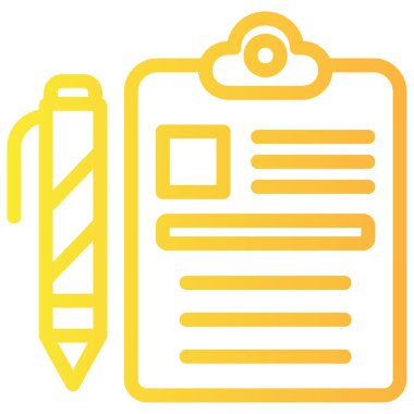 Belge simgesinin vektör illüstrasyonu