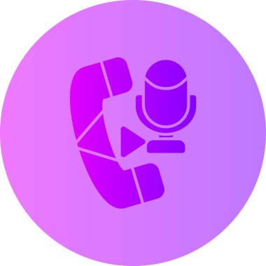 Modern b 'nin vektör çizimi mikrofon simgesinden yoksun