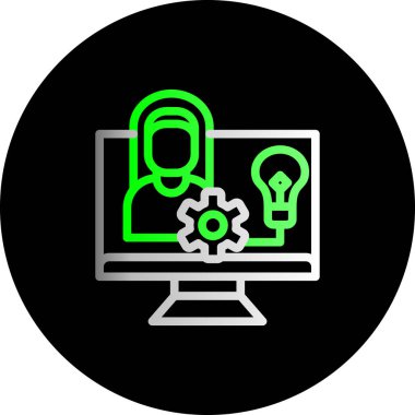 bilgisayar vektör simgesi, illüstrasyon