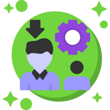 Müşteri servisi. Basit resimleme