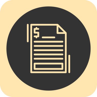 Dolar banknot simgesi soyut olarak izole edildi