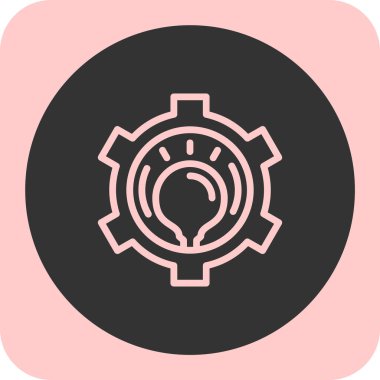 Gri arkaplanda düz simge ayarlayan vektör