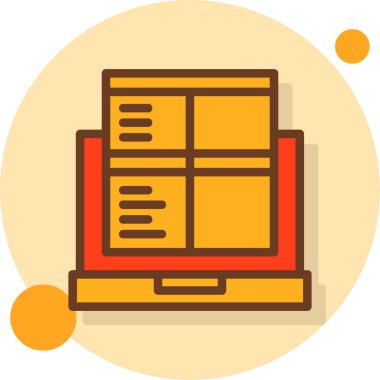 Kitap. Web simgesi basit illüstrasyon