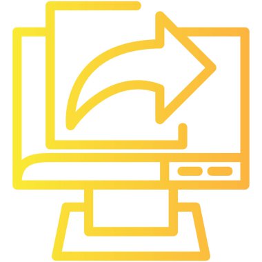 seo modern simgesinin vektör illüstrasyonu