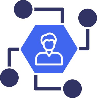 avatar. Web simgesi basit illüstrasyon