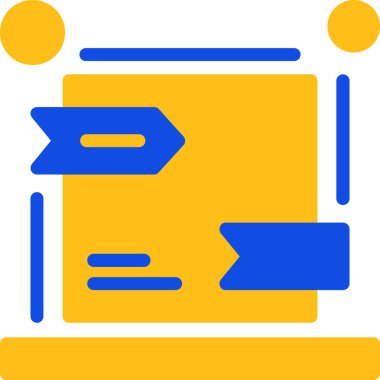 belge simgesi vektör illüstrasyonu