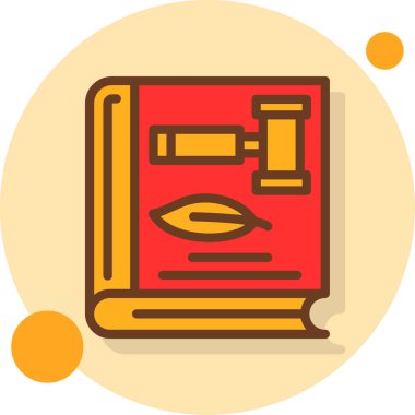 Kitap. Web simgesi basit illüstrasyon