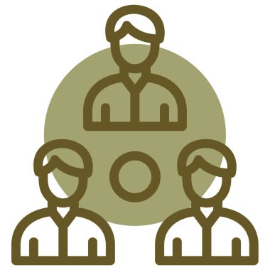 insanlar simge vektör illüstrasyonu