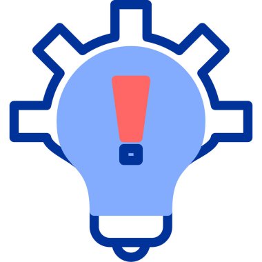 Ampul. Web simgesi basit illüstrasyon