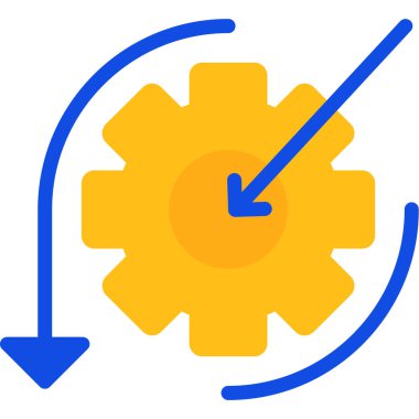 Sikke dişli ayarları simgesi - taslak biçimi
