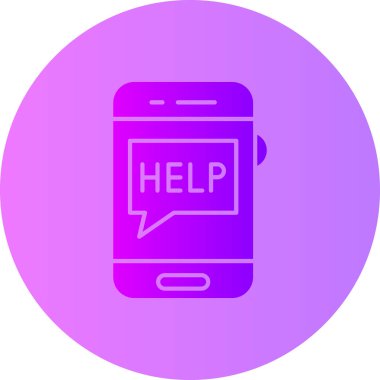 Telefon modern simgesinin vektör illüstrasyonu