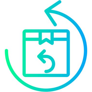 Yenile. Web simgesi basit illüstrasyon