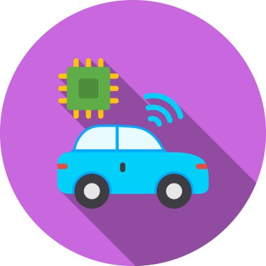 - Araba. Web simgesi basit illüstrasyon