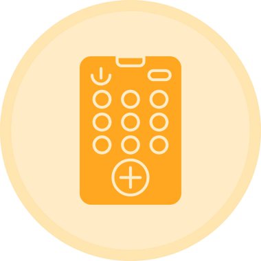 Uzaktan kumanda simge vektör çizim