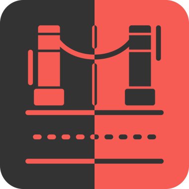 Modern simgenin vektör illüstrasyonu