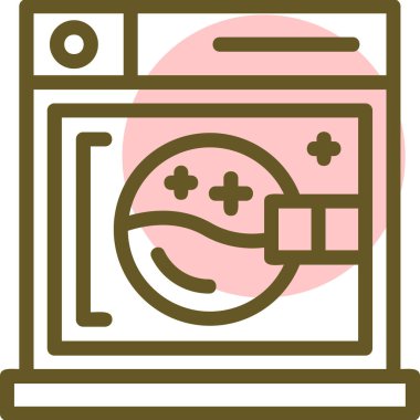 Gıda simgesinin vektör illüstrasyonu