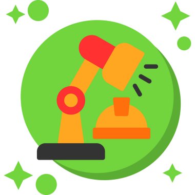 Robot robot. Web simgesi vektör illüstrasyonu