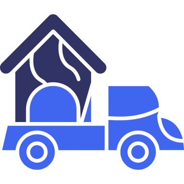 - Araba. Web simgesi basit illüstrasyon