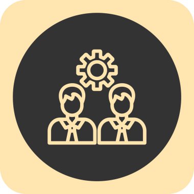 insanlar simge vektör illüstrasyonu