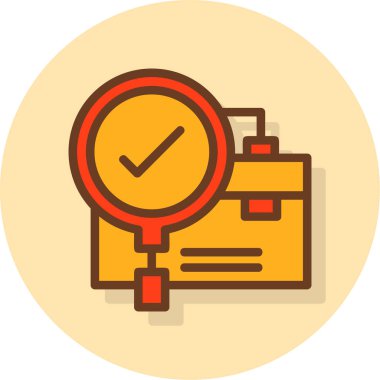 Arama simgesi vektör illüstrasyonu