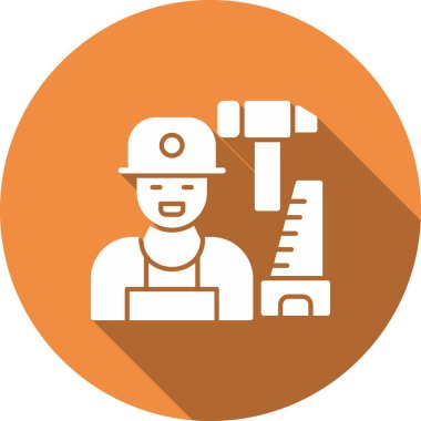 çalışan adam vektör simgesi