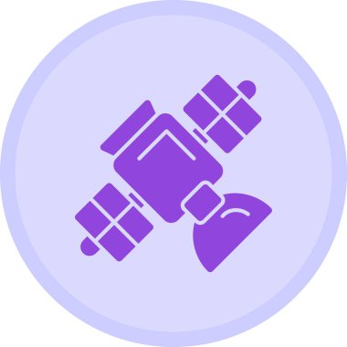 Uydu simgesinin vektör illüstrasyonu