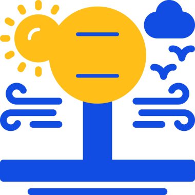 Bulut. Web simgesi basit illüstrasyon