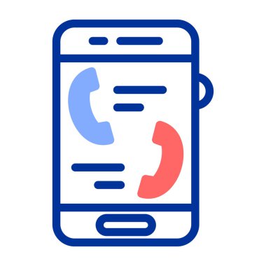 telefon arama simgesi, vektör illüstrasyon tasarımı