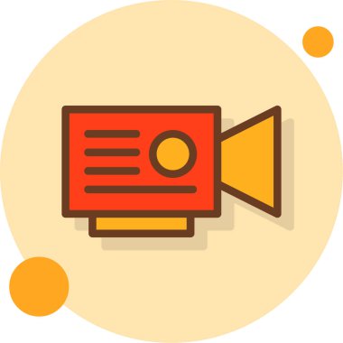 Konuşmacı. Web simgesi basit tasarım