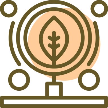 Bir mum simgesinin vektör illüstrasyonu