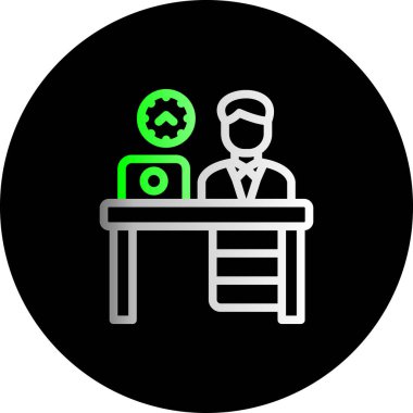 seo modern simgesinin vektör illüstrasyonu