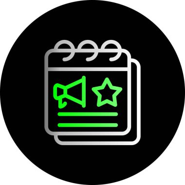 Bir hediye kutusunun vektör illüstrasyonu