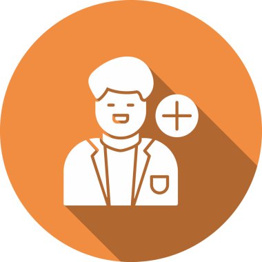 Tıbbi maskeli bir adamın vektör çizimi