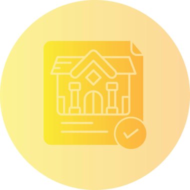 Ev simgesinin vektör illüstrasyonu