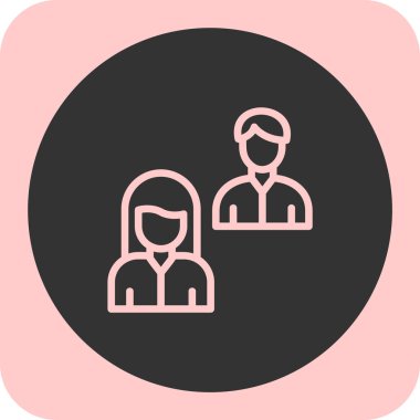 İnsan simgesinin vektör illüstrasyonu