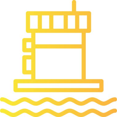 Su simgesinin vektör illüstrasyonu