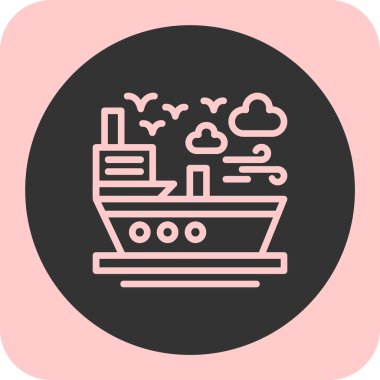 Geminin eşsiz vektör simgesi