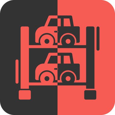 park işareti simgesi, vektör tasarımı