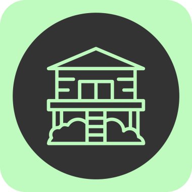 Benzersiz yapı vektörü simgesi