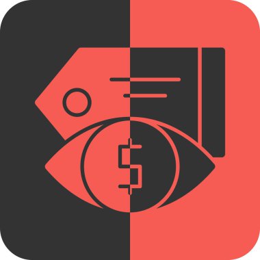 Para simgesinin vektör modern illüstrasyonu