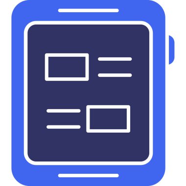 mobil simge vektör illüstrasyonu