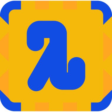 Alfabe. Web simgesi basit illüstrasyon